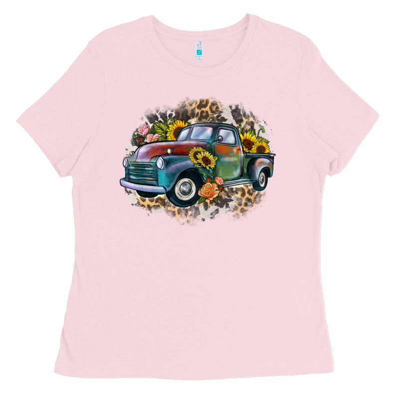 Vintage Truck Western Ladies Tee by Zillion Design Studio | Teevron