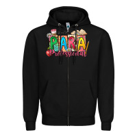 Black para professional Zipper Hoodie - NancyCooperArtShop