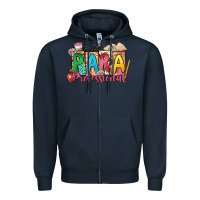 Navy para professional Zipper Hoodie - NancyCooperArtShop