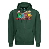 Sports Green para professional Zipper Hoodie - NancyCooperArtShop