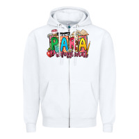White para professional Zipper Hoodie - NancyCooperArtShop