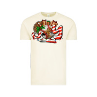 Vintage Arctic joy with baseball and christmas gift and candies Vintage Tee - AdoDesignShop