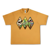 Peanut Butter cactus serape cowhide Urban Heavy Tee - JahusDesignShop
