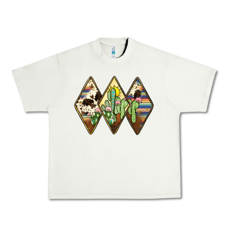 Cactus Serape Cowhide Urban Heavy Tee by JahusDesignShop | Teevron