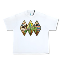 White cactus serape cowhide Urban Heavy Tee - JahusDesignShop