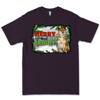 Plum merry and bright shiba inu Premium Tee - RanaPortraitStore