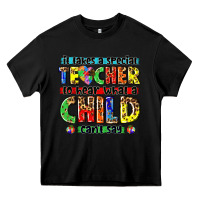 Black it takes a special teacher to hear what a child cant say tbw Heavy Core Tee - texasbilliewilder
