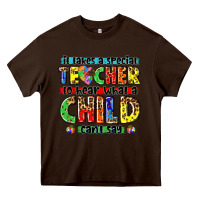 Chocolate Brown it takes a special teacher to hear what a child cant say tbw Heavy Core Tee - texasbilliewilder