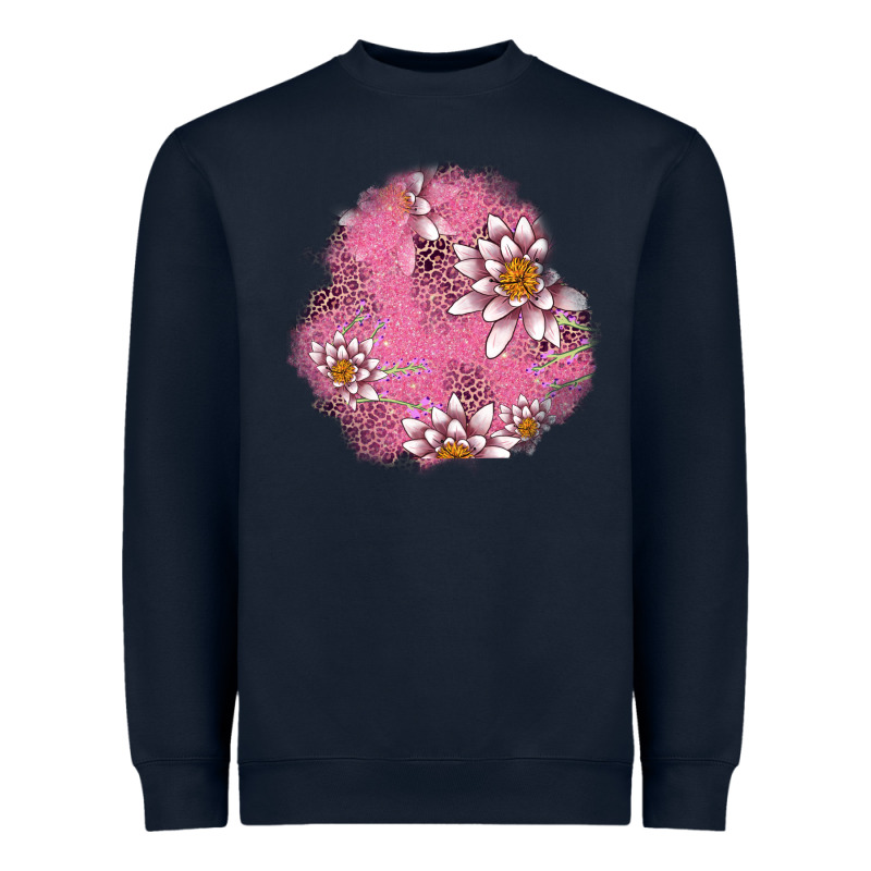 Lotus Patches Heavyweight Sweatshirt by AdoDesignShop | Teevron