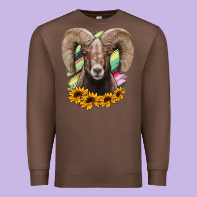 Texas Bighorn Sheep Premium Sweatshirt Designed By Bettercallsaul