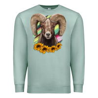Seafoam Texas Bighorn Sheep Premium Sweatshirt - Bettercallsaul