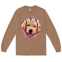 Toasted Coconut jack russel floral kopyası Long Sleeve Tee - Jasminsmagicworld