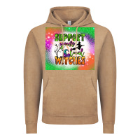 Vintage Coffee supports your local witches tumbler Vintage Hoodie - BundleAndBundleShop