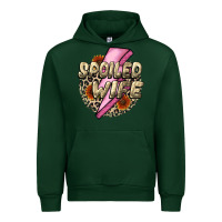 Forest Green Spoiled Wife Mother's Day Urban Hoodie - CowGirlArtShop
