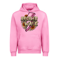 Fuchsia Pink Spoiled Wife Mother's Day Urban Hoodie - CowGirlArtShop