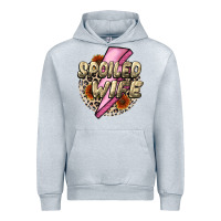 Heather Grey Spoiled Wife Mother's Day Urban Hoodie - CowGirlArtShop
