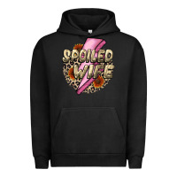 Pigment Black Spoiled Wife Mother's Day Urban Hoodie - CowGirlArtShop