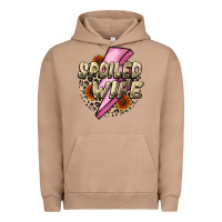 Pigment Burro Spoiled Wife Mother's Day Urban Hoodie - CowGirlArtShop