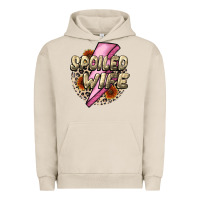 Pigment French Oak Spoiled Wife Mother's Day Urban Hoodie - CowGirlArtShop