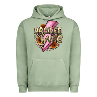 Pigment Oil Green Spoiled Wife Mother's Day Urban Hoodie - CowGirlArtShop