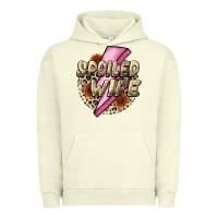 Pigment Pistachio Spoiled Wife Mother's Day Urban Hoodie - CowGirlArtShop