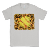 Moon Dust watercolor glitter leopard softball background Classic Tee - RanaPortraitStore