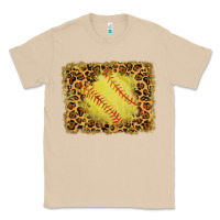 Mushroom watercolor glitter leopard softball background Classic Tee - RanaPortraitStore