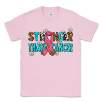 Bubblegum Pink stronger than cancer with cancer ribbon Classic Tee - AdoDesignShop