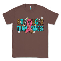 Chestnut stronger than cancer with cancer ribbon Classic Tee - AdoDesignShop