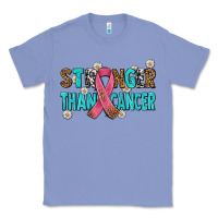 Colony Blue stronger than cancer with cancer ribbon Classic Tee - AdoDesignShop