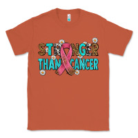 Stronger Than Cancer With Cancer Ribbon Classic Tee | Teevron