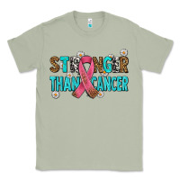 Matcha stronger than cancer with cancer ribbon Classic Tee - AdoDesignShop