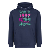 Navy made in 1997, 25 years of being awesome Heavyweight Hoodie - Jasminsmagicworld