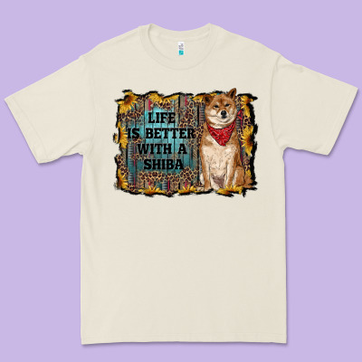 Life Is Better With A Shiba Premium Tee Designed By Ranaportraitstore
