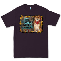 Plum life is better with a shiba Premium Tee - RanaPortraitStore