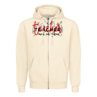 Sandshell christmas teacher Zipper Hoodie - MaliasSmallBusiness