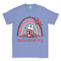 Colony Blue nurse life spring rainbow Classic Tee - BarkalooDesign