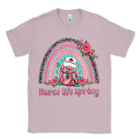 Lilac nurse life spring rainbow Classic Tee - BarkalooDesign