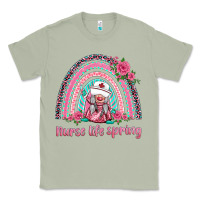 Matcha nurse life spring rainbow Classic Tee - BarkalooDesign