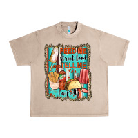 French Oak feed me street food and tell me i'm pretty Urban Heavy Tee - JahusDesignShop