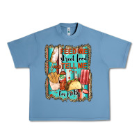 Pebble Blue feed me street food and tell me i'm pretty Urban Heavy Tee - JahusDesignShop