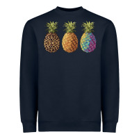 Navy pineapples leopard tie dye summer Heavyweight Sweatshirt - Artiststas