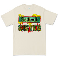 Bone softball sister with leopard Premium Tee - Zillion Design Studio