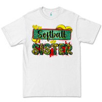 White softball sister with leopard Premium Tee - Zillion Design Studio
