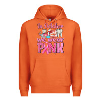 Carrot in october we wear pink breast cancer awareness Premium Hoodie - texasbilliewilder