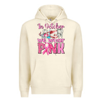 Sandshell in october we wear pink breast cancer awareness Premium Hoodie - texasbilliewilder
