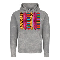 Cloud Rock Pink Leopard Serape Brush Strokes Vintage Hoodie - Bettercallsaul