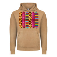 Vintage Camel Pink Leopard Serape Brush Strokes Vintage Hoodie - Bettercallsaul