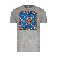 Cloud Rock 4th of july hotdog seamless pattern Vintage Tee - BundleAndBundleShop