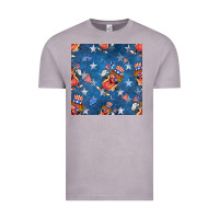 Vintage Zinc 4th of july hotdog seamless pattern Vintage Tee - BundleAndBundleShop